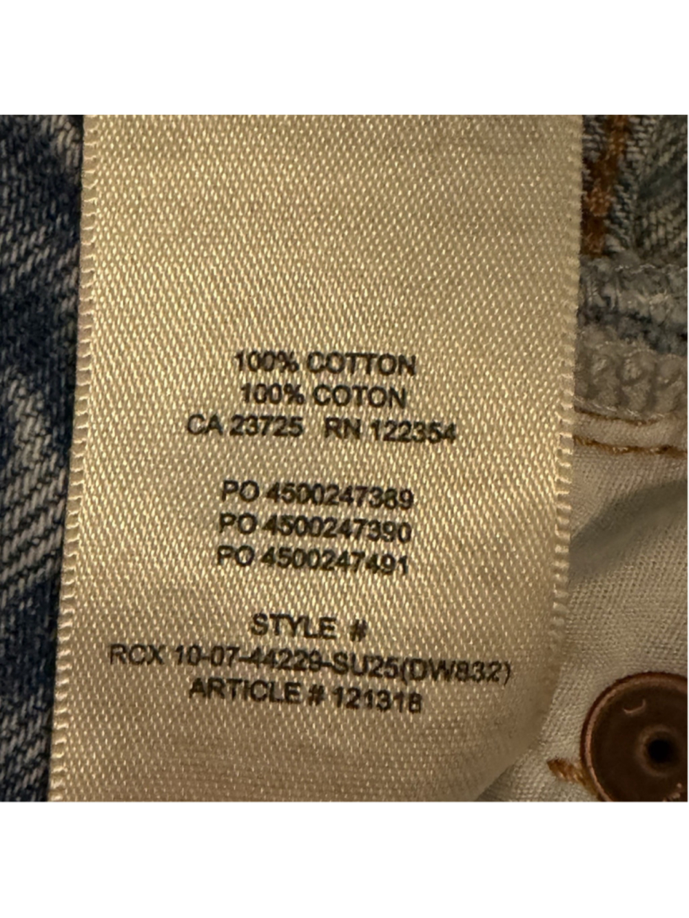 Aritzia denim forum the 90‘s mid rise cargo mini skirt size 24 NWOT - Picture 7 of 7